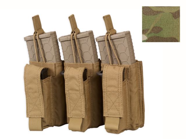 Chase Tactical Triple Kangaroo Mag Pouch 5.56/Pistol Multicam One Size NSN NONE - Chase Tactical