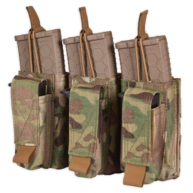 Chase Tactical Triple Kangaroo Mag Pouch 5.56/Pistol Multicam One Size NSN NONE - Chase Tactical