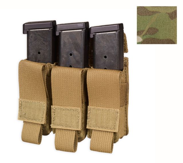 Chase Tactical Triple Pistol Mag Pouch Multicam One Size NSN NONE - Chase Tactical