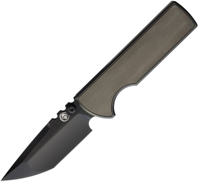 Chaves Knives NTAK 229 Framelock Blk Tan CHAV14409 - Chaves Knives