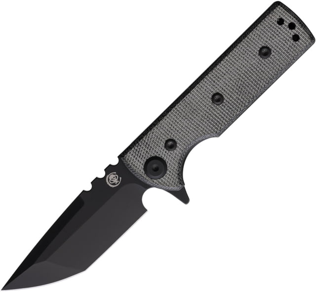 Chaves Knives T.A.K. Linerlock PVD Blk Tanto CHAV14241 - Chaves Knives