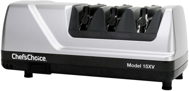Chef's Choice 15 Trizor XV Edgeselect Sharpener Brushed Metal 12 x 6.25 x 6 - Chef's Choice