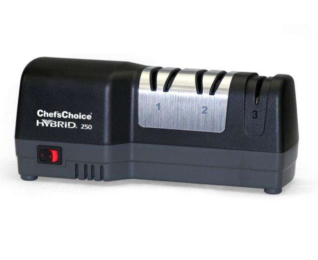 Chef's Choice Diamond Hone 3-Stage 250 Hybrid Knife Sharpener 110.125 x 50.125 x 6.25 Black - Chef's Choice