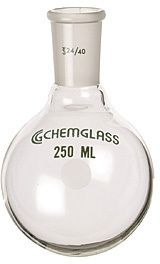 Chemglass Round-Bottom Boiling Flasks Heavy Wall Chemglass