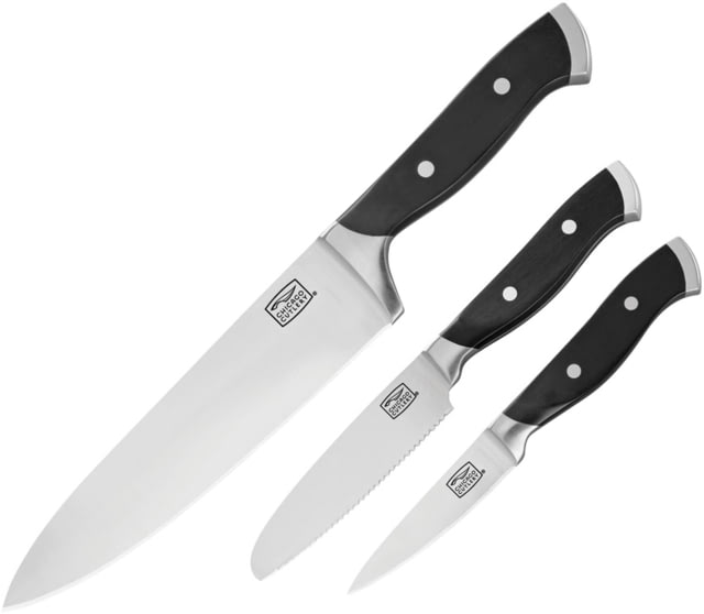 Chicago Cutlery Armitage Triple Set Knife Black polymer handle - Chicago Cutlery