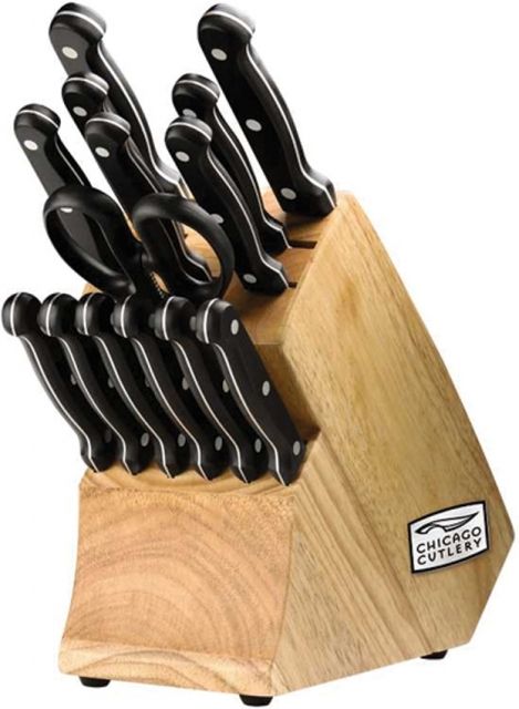 Chicago Cutlery Essentials 15 Piece Knife Set C01034 - Chicago Cutlery