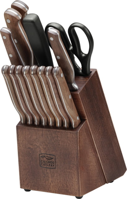 Chicago Cutlery Precision Cut Kitchen Set Knife Walnut handle - Chicago Cutlery