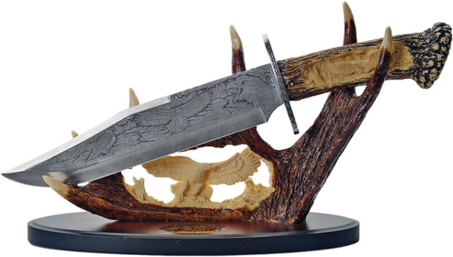 China Made Bowie Knife w Display Eagle CN