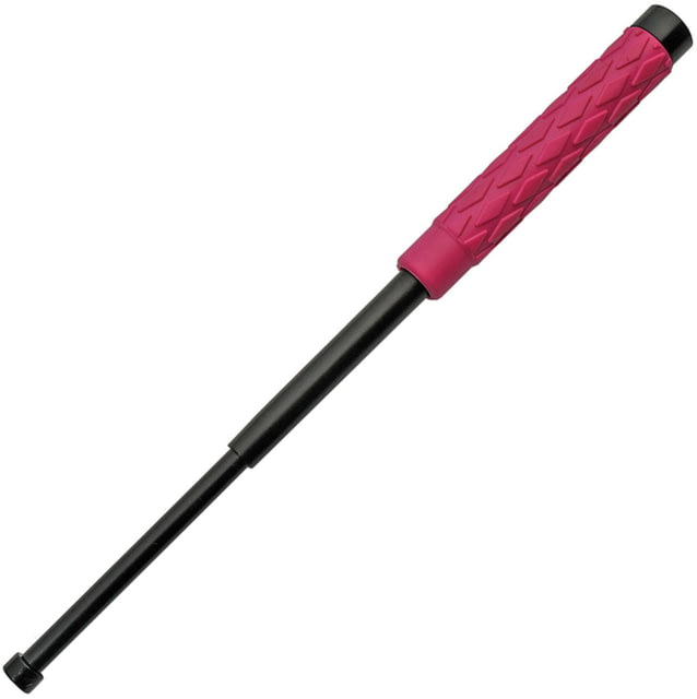 China Made Collapsible Baton Pink/Blk 16 Pink rubberized handle - China Made