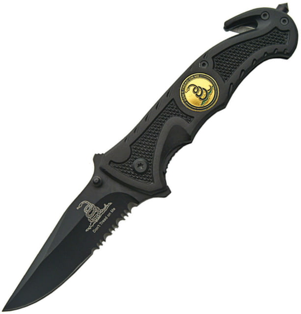 China Made Don't Tread On Me Linerlock A/O Knife