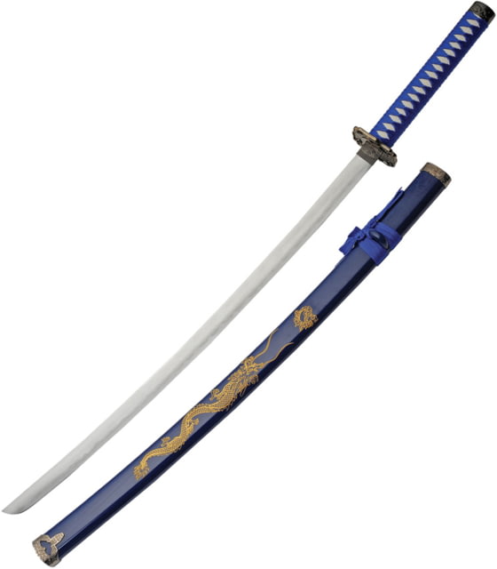 China Made Gold Dragon Samurai Blue CN - 