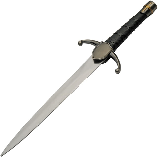 China Made Plain Dagger Knife 9.5" mirror finish 420 stainless dagger blade Black zinc handle - China Made