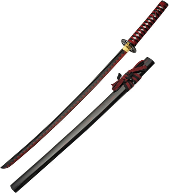 China Made Red Decorative Samurai Sword CN - 