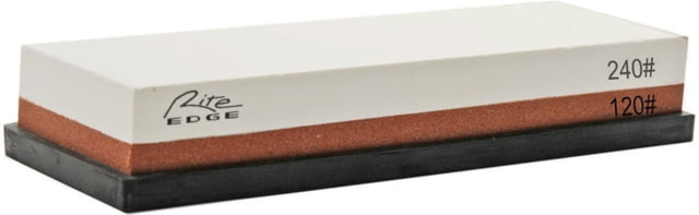 China Made Sharpening Stone 120/240 7.25in X 2.63in X 1.25in Stone 7in X 2.25in X 1.13in 120 Grit Side For Sharpening And 240 Grit Side For Honing Gel - China Made