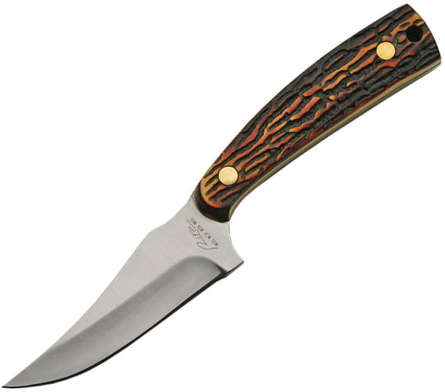 China Made Sharpfinger Staglon Fixed Blade Knife 3.25in Stainless Steel Standard Edge Satin Staglon Handle - China Made