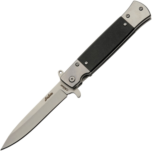 China Made Stiletto Linerlock Black - China Made