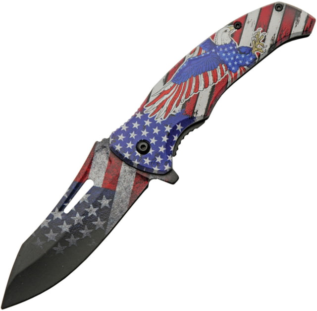 China Made USA Eagle Linerlock A/O - China Made