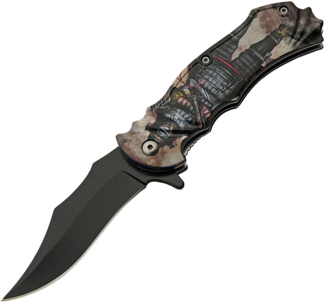 China Made Warrior Linerlock A/O 3.50 in Assisted Opening Folding Knife ABS