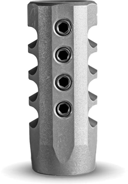 Christensen Arms Stainless Side-Baffle Brake .338 Caliber Stainless Medium 5/8-24 - Christensen Arms
