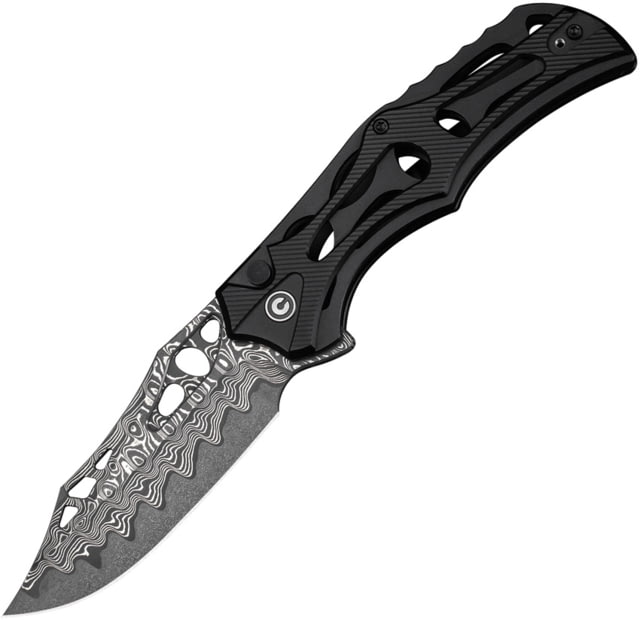CIVIVI Biophase Button Lock Damascus CIV - CIVIVI Knives