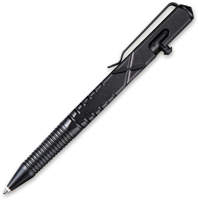 CIVIVI C-Quill Pen 5in Overall Black Anodized Finish Bolt Action Mechanism Pocket Clip Schmidt P 900 M Ink Cartridge
