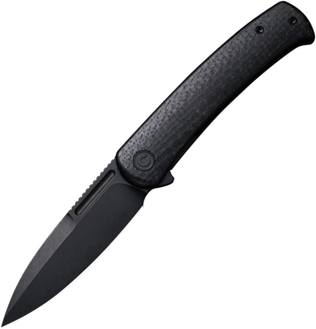 CIVIVI Cetos Framelock SW 3.50 in Folding Knife Black micarta handle with black stainless back - Civivi