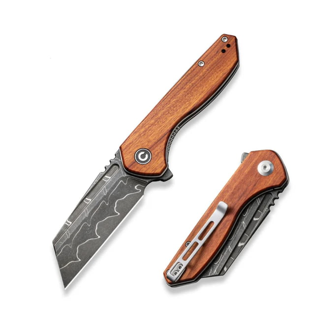 CIVIVI Exone Flipper Knife Wood Handle - Civivi