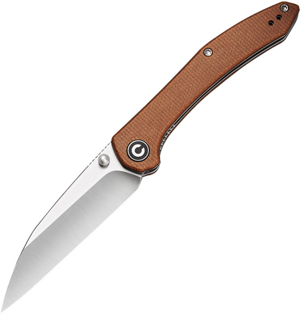 CIVIVI Hadros Linerlock Micarta Brn 3.25 in Folding Knife Brown micarta