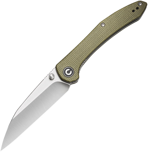 CIVIVI Hadros Linerlock Micarta Grn 3.25 in Folding Knife Olive micarta - Civivi