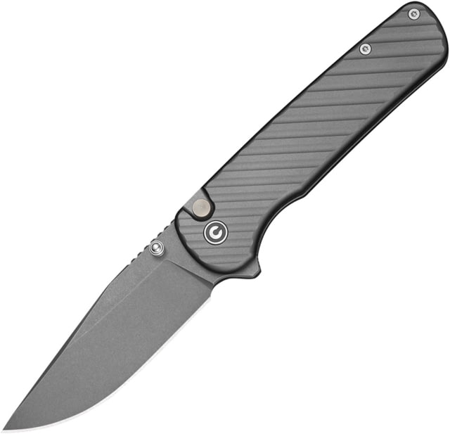 CIVIVI Iron Tide Button Lock Gray CIV - CIVIVI Knives