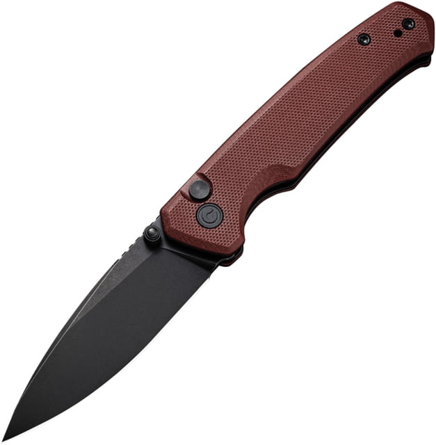 CIVIVI Altus Folding Knife 2.97in Carbon Steel G10 Handle Burgundy - Civivi