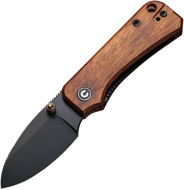 CIVIVI Baby Banter Folding Knife 2.34in Carbon Steel Wood Handle Wood/Black - Civivi