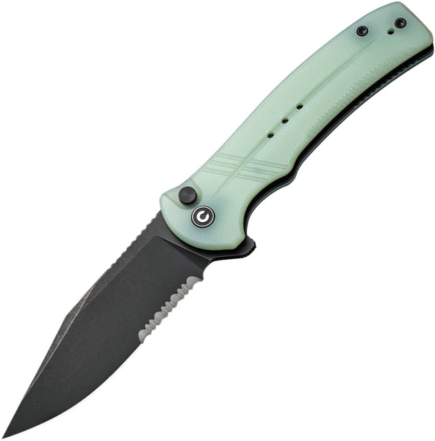 CIVIVI Cogent Folding Knife 3.47in Carbon Steel G10 Handle Natural/Black - Civivi