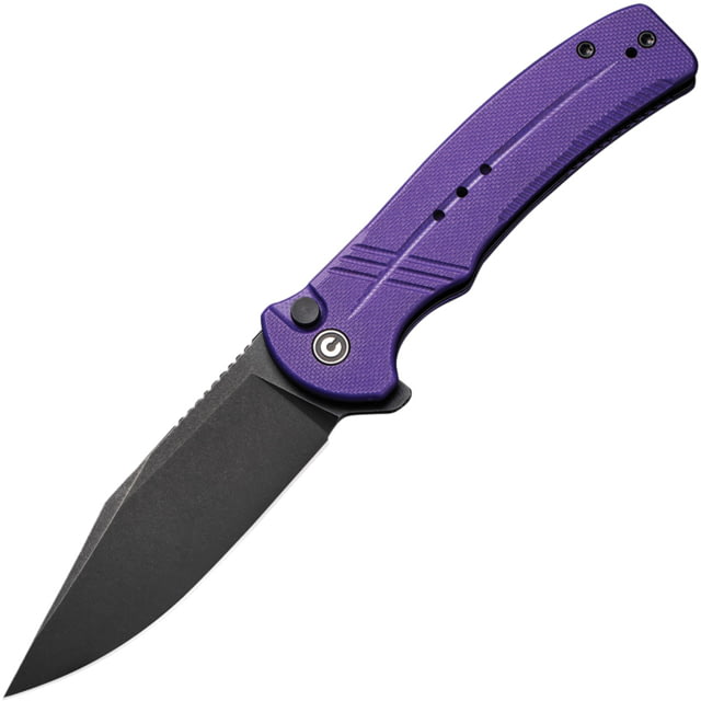 CIVIVI Cogent Folding Knife 3.47in Carbon Steel G10 Handle Purple/Black - Civivi