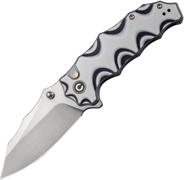 CIVIVI Natterjack Button Lock Blk/Wht CIV - CIVIVI Knives