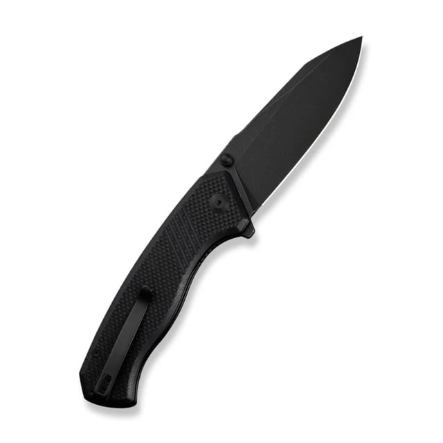 CIVIVI Placoid Folding Knife 3.67in 14C28N Clip Point Blade Black G10 Handle