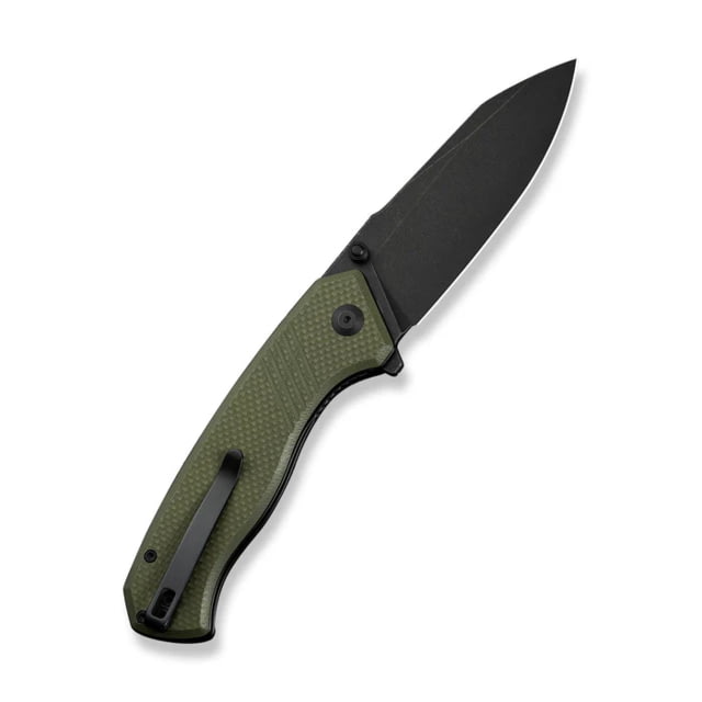 CIVIVI Placoid Folding Knife 3.67in 14C28N Clip Point Blade OD Green G10 Handle