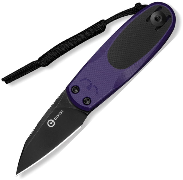 CIVIVI Purr Slip Joint Blk/Ppl CIV