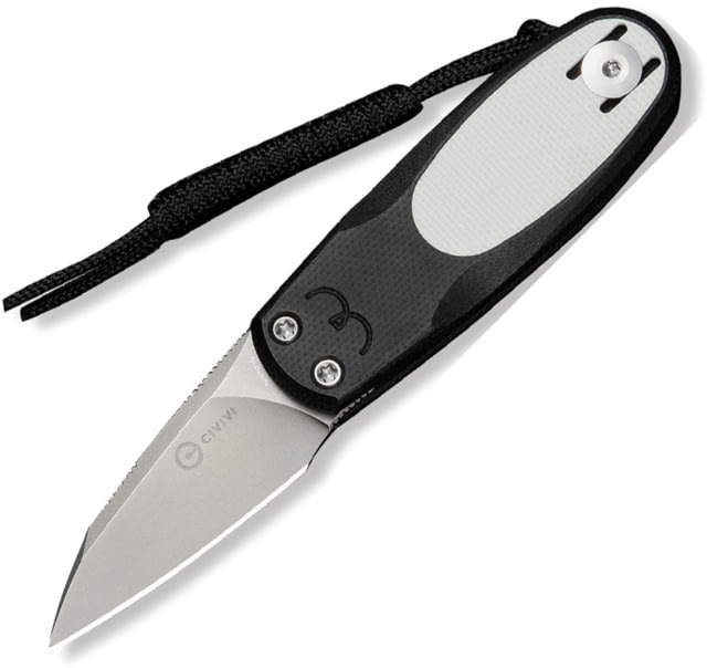 CIVIVI Purr Slip Joint Blk/White CIV - CIVIVI Knives