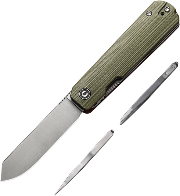 CIVIVI Sendy Linerlock Green CP - CIVIVI Knives