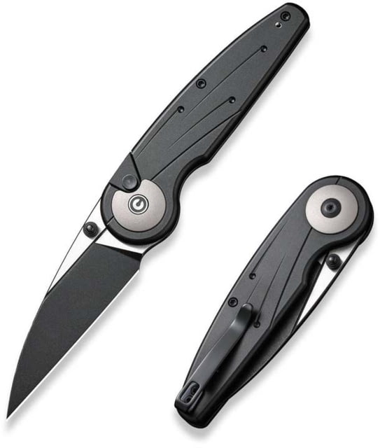 CIVIVI Starflare Thumb Stud & Button Lock Knife Aluminum Handle 3.3inch Nitro-v Blade - Civivi