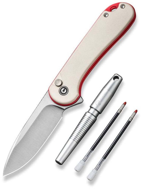 CIVIVI Stellarquill Pen & Button Lock Elementum Ii Knife Combo Pack Knife - CIVIVI Knives