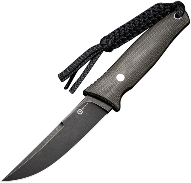 CIVIVI Tamashii CIV 4.13 in Fixed Blade Knife Green canvas micarta - Civivi