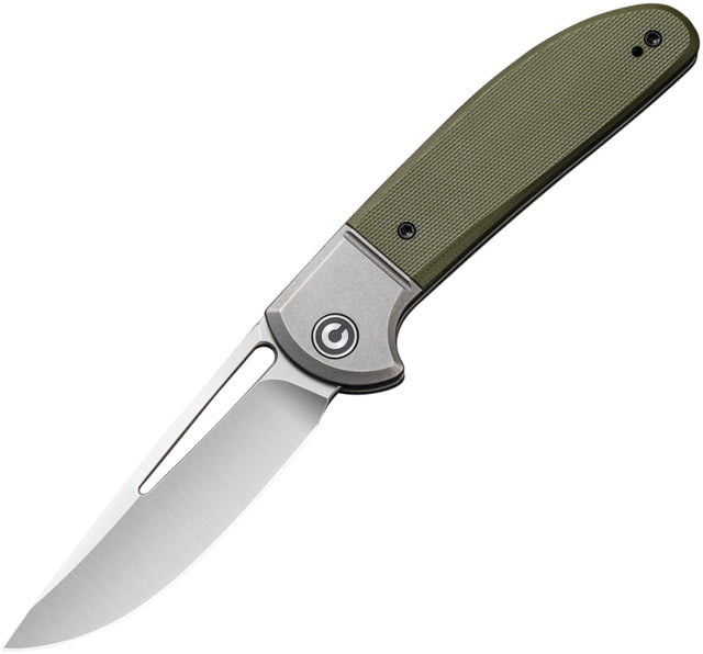 CIVIVI Trailblazer XL Slip Joint Grn 3.50 in Folding Knife Green G10