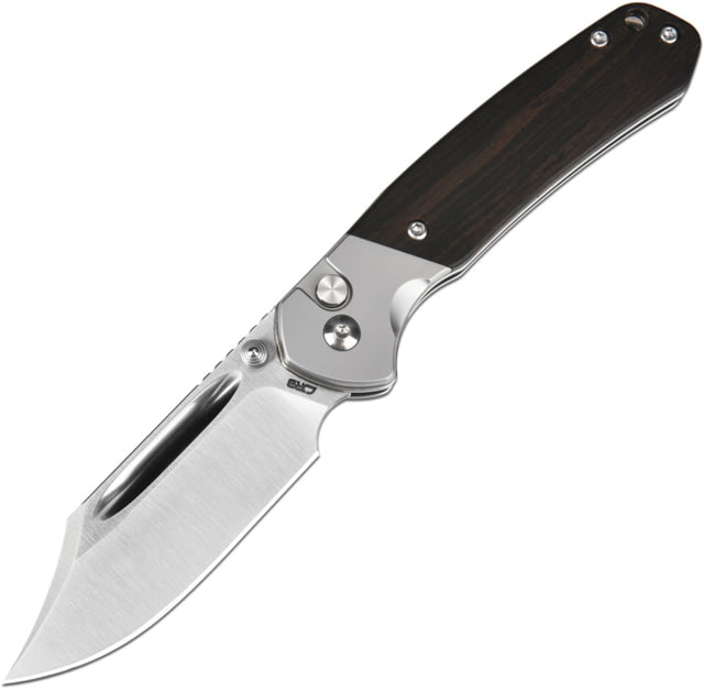 CJRB Bowie Pyrite Button Lock Ebony - CJRB
