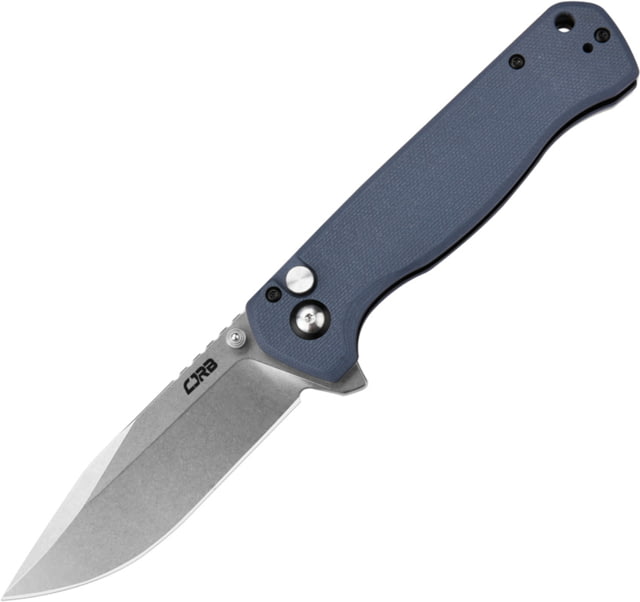 CJRB Chord Blue-Gray Folding Knife 4.75in Closed 3.5in Stonewash AR-RPM9 Stainless Blade Blue-Gray G10 Handle Nylon Case - Cjrb