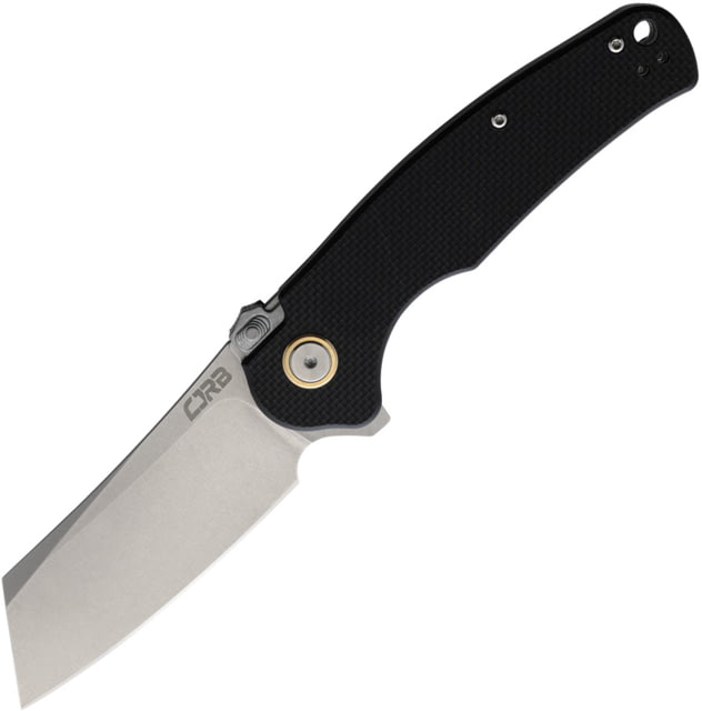 CJRB Crag Linerlock Black D2 Knife - Cjrb