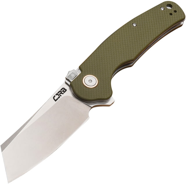 CJRB Crag Linerlock Green D2 Knife - Cjrb
