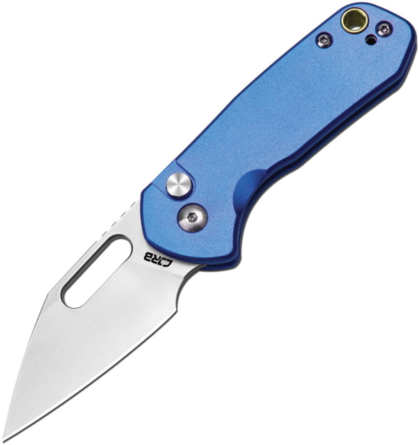 CJRB Mini Pyrite Button Lock Blue - CJRB