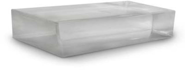 Clear Ballistics 10percent Ballistic Gelatin Archery Block Clear - Clear Ballistics